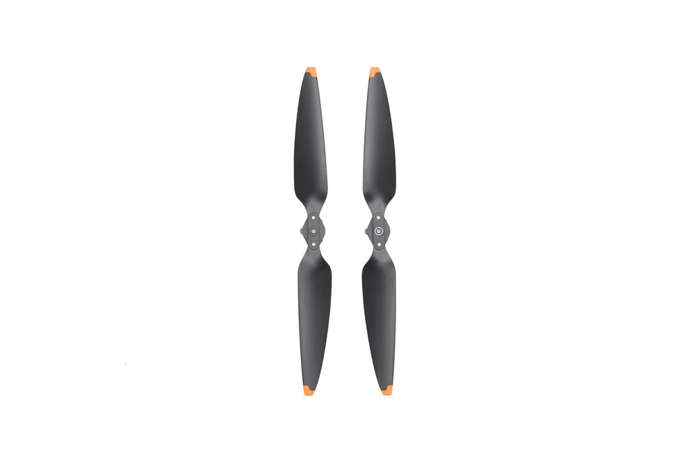 Par de hélices de bajo ruido originales DJI Air 3 con puntas naranjas, disponibles en TECDJI PERÚ, Lima